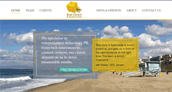Desktop Screenshot of bobgoldpr.com